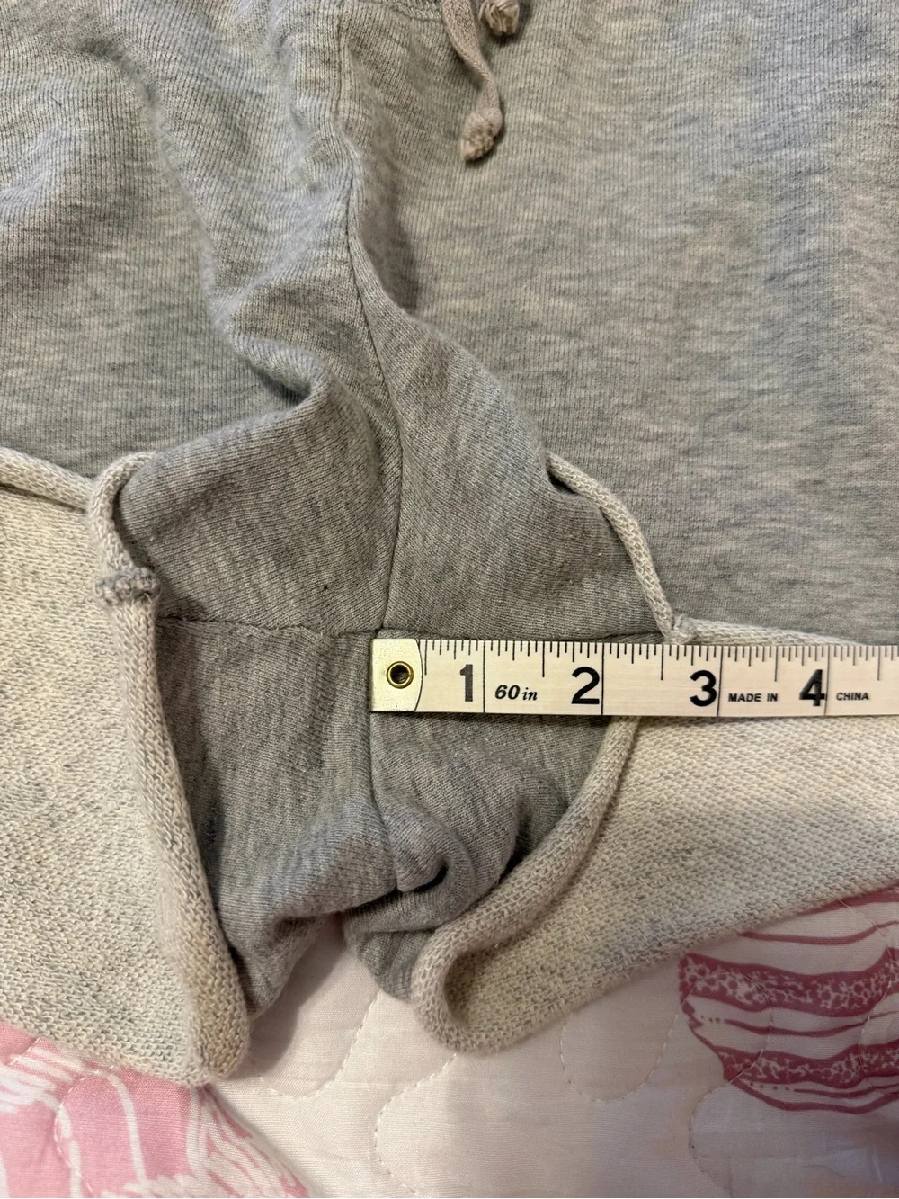 Abercrombie & Fitch Gray Athletic Lounge Shorts with Crest Patch